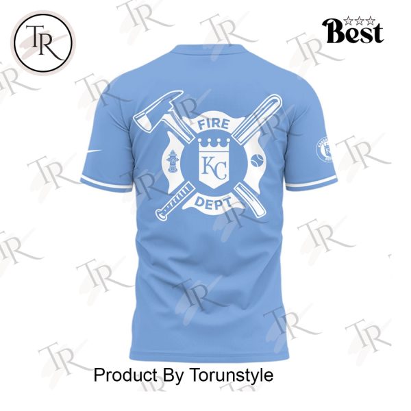 Kansas City Royals 2025 Firefighter Appreciation Night Limited Edition Hoodie – Blue