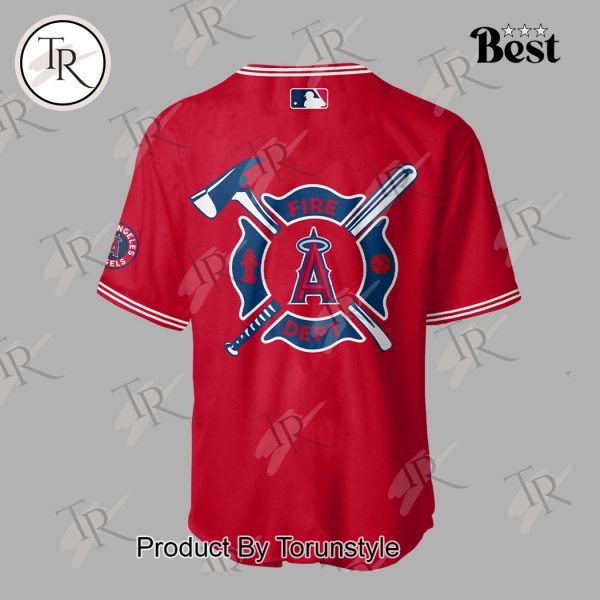 Los Angeles Angels 2025 Firefighter Appreciation Night Limited Edition Baseball Jersey