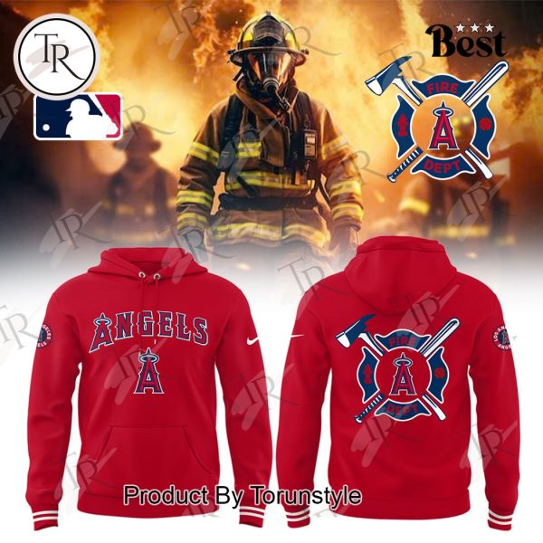 Los Angeles Angels 2025 Firefighter Appreciation Night Limited Edition Hoodie