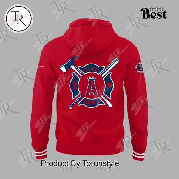 Los Angeles Angels 2025 Firefighter Appreciation Night Limited Edition Hoodie