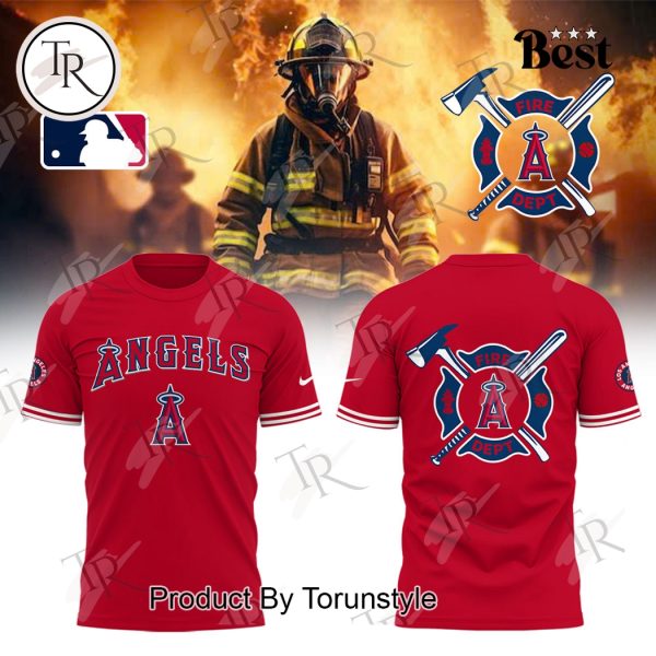 Los Angeles Angels 2025 Firefighter Appreciation Night Limited Edition Hoodie