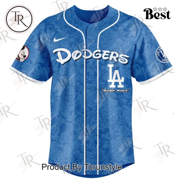 Los Angeles Dodgers Mickey Night Game 2025 Custom Name Limited Edition Hoodie