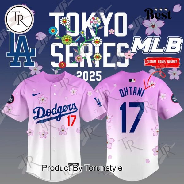 Los Angeles Dodgers MLB Tokyo Series 2025 Special Edition Baseball Jersey