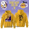 Los Angeles Lakers x One Piece 2025 Welcome Usopp Game Night Collab Hoodie