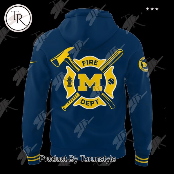 Michigan Wolverines Firefighter Appreciation Night 2025 Limited Edition Hoodie
