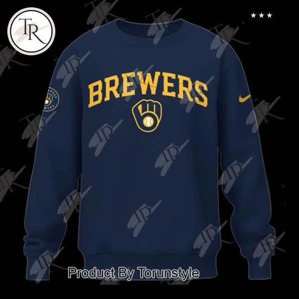 Milwaukee Brewers 2025 Firefighter Appreciation Night Limited Edition Hoodie – Blue