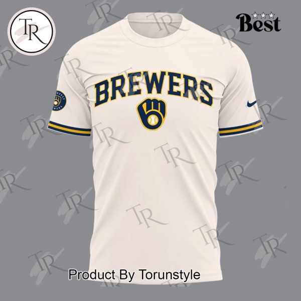 Milwaukee Brewers 2025 Firefighter Appreciation Night Limited Edition Hoodie – White