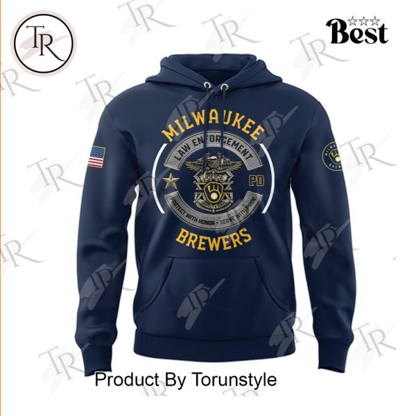 Milwaukee Brewers National Law Enforcement Appreciation Day 2025 Limited Edition Hoodie
