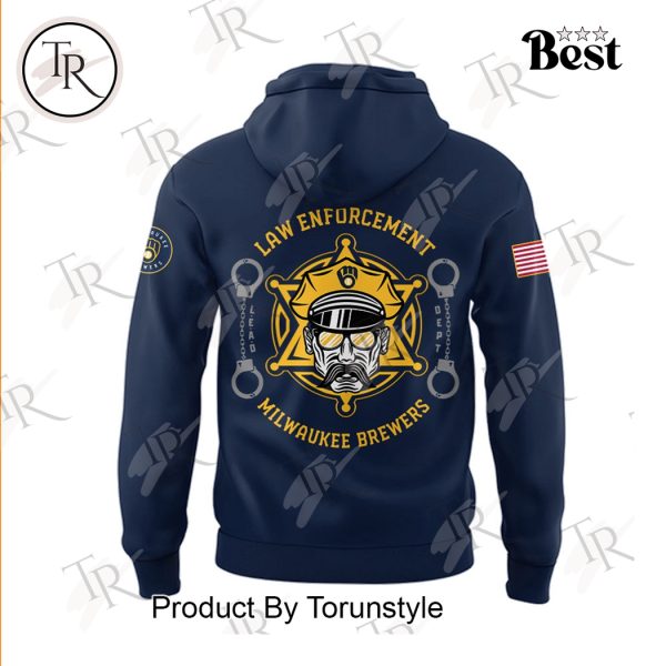 Milwaukee Brewers National Law Enforcement Appreciation Day 2025 Limited Edition Hoodie