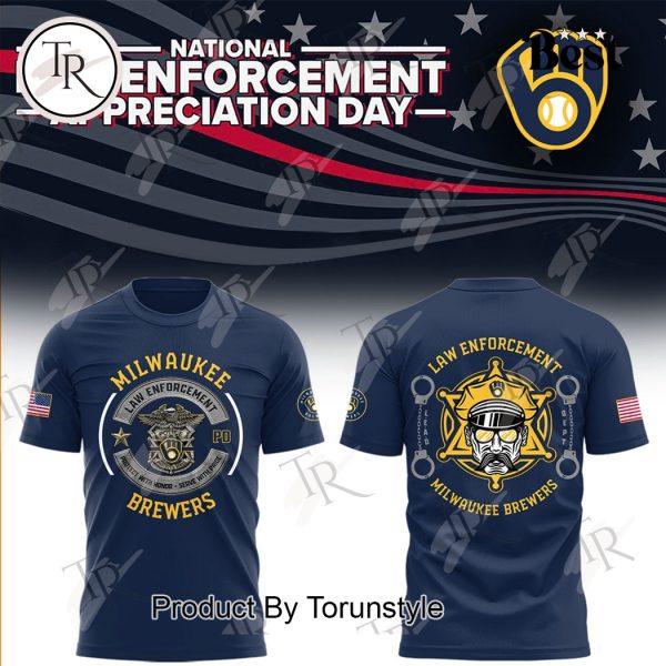 Milwaukee Brewers National Law Enforcement Appreciation Day 2025 Limited Edition Hoodie