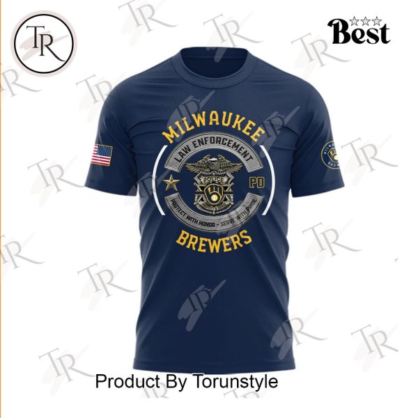 Milwaukee Brewers National Law Enforcement Appreciation Day 2025 Limited Edition Hoodie