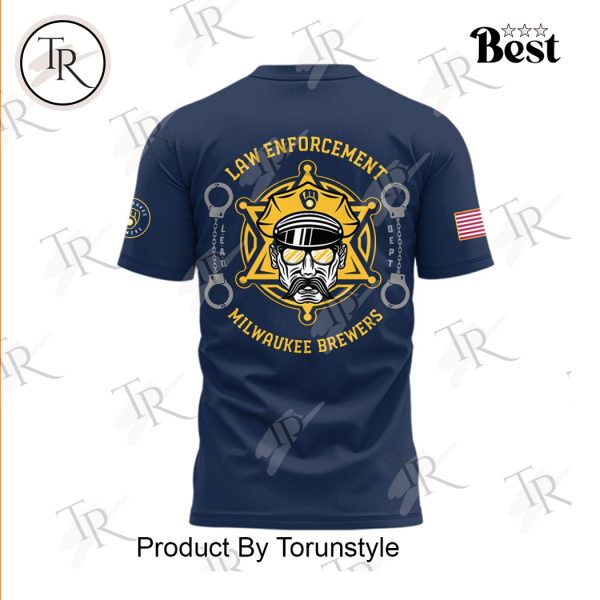Milwaukee Brewers National Law Enforcement Appreciation Day 2025 Limited Edition Hoodie