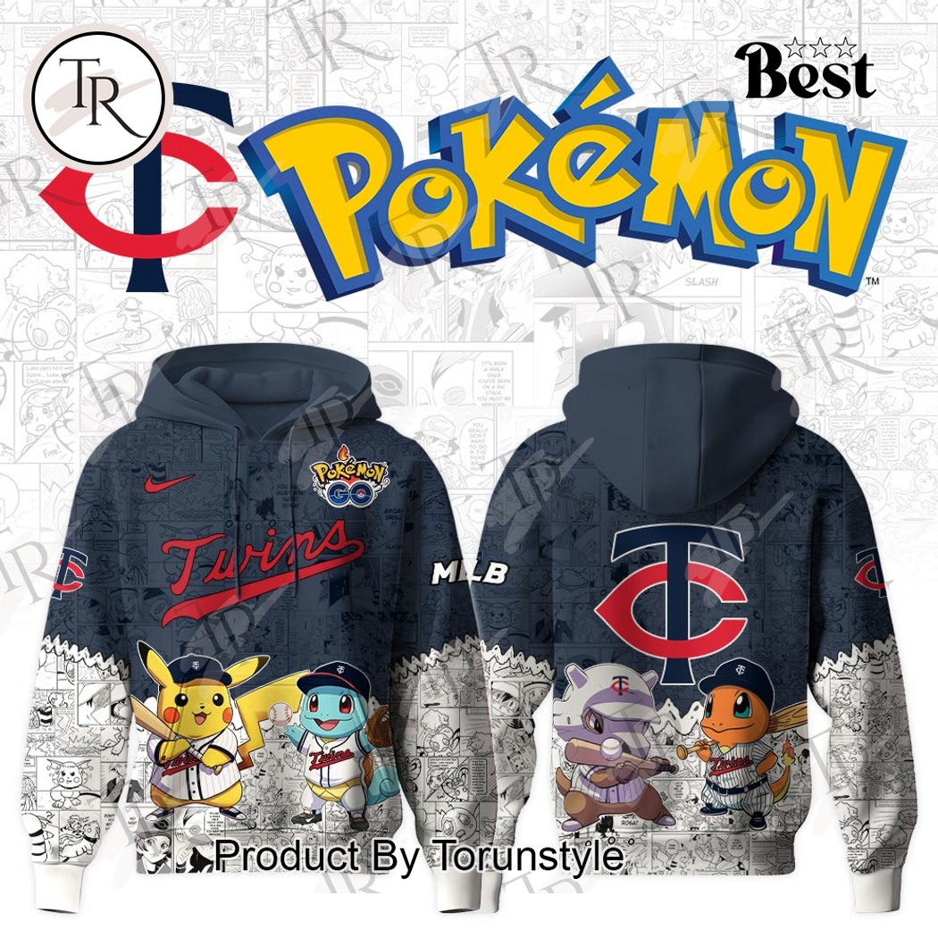 Minnesota Twins 2025 Pokemon Go New Limited Edition Hoodie Minnesota Twins 2025 Pokemon Go New Limited Edition Hoodie