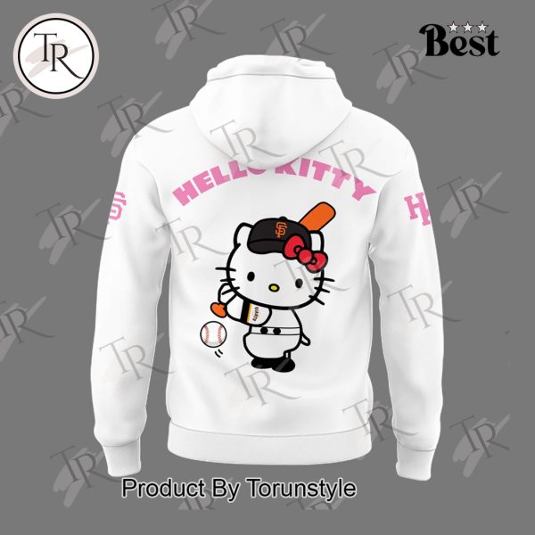 San Francisco Giants 2025 Hello Kitty Night Hoodie