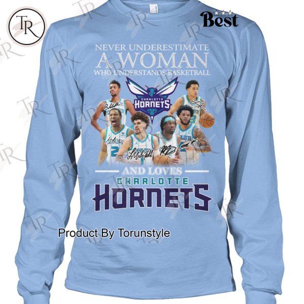 Never Underestimate A Teacher Who Understands Basketball And Loves Charlotte Hornets Limited Edition T-Shirt