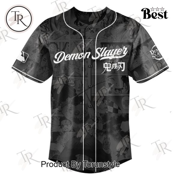 New Collection Inosuke Hashibira Demon Slayer x MLB 2025 Limited Edition Baseball Jersey