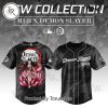 New Collection Inosuke Hashibira Demon Slayer x MLB 2025 Limited Edition Baseball Jersey