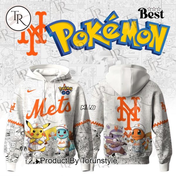 New York Mets 2025 Pokemon Go New Limited Edition Hoodie