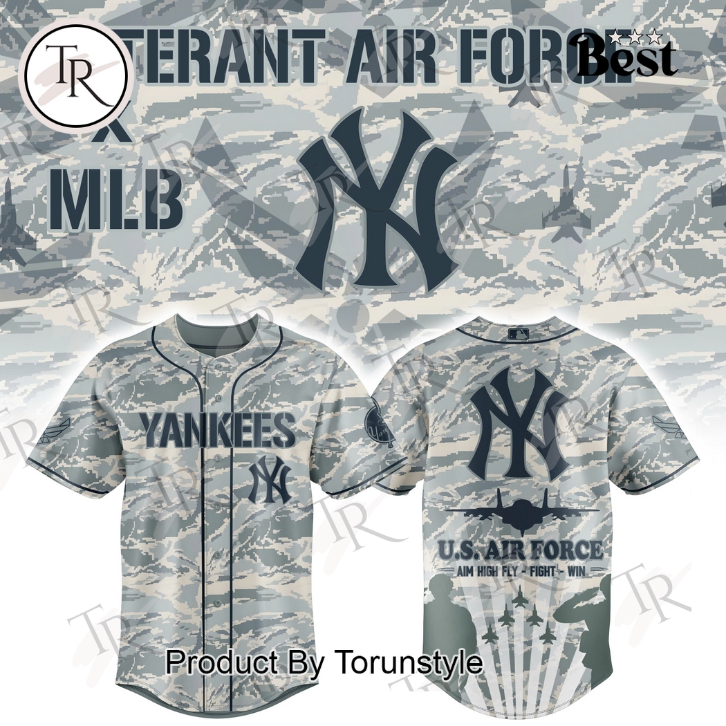 New York Yankees Veterant U.S Air Force 2025 Limited Edition Baseball Jersey New York Yankees Veterant U.S Air Force 2025 Limited Edition Baseball Jersey
