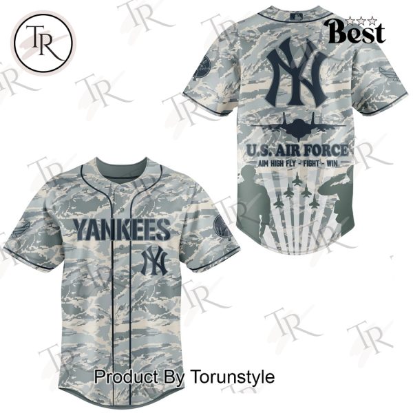 New York Yankees Veterant U.S Air Force 2025 Limited Edition Baseball Jersey