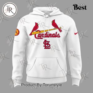 St. Louis Cardinals Firefighter Appreciation Night 2025 Limited Edition Hoodie – White