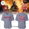 Ohio State Buckeyes Firefighter Appreciation Night 2025 Limited Edition Baseball Jersey – Red