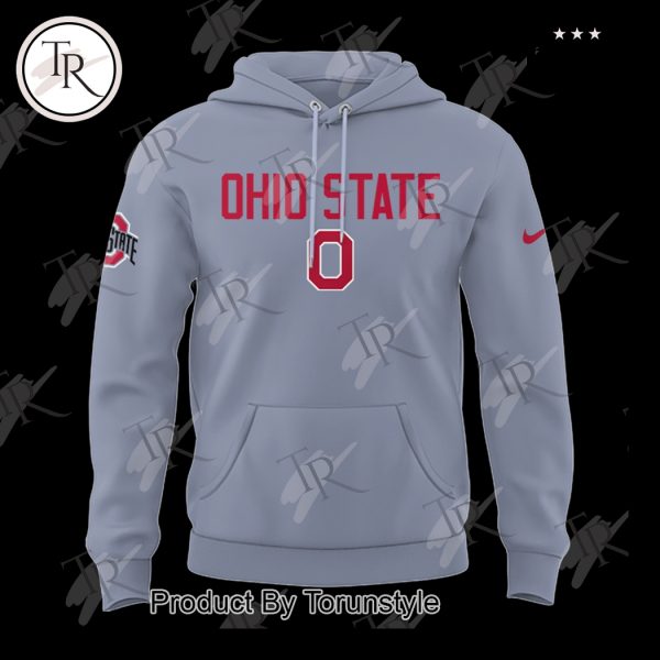 Ohio State Buckeyes Firefighter Appreciation Night 2025 Limited Edition Hoodie – Grey