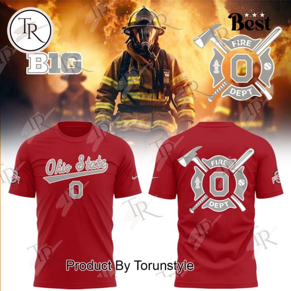 Ohio State Buckeyes Firefighter Appreciation Night 2025 Limited Edition Hoodie – Red