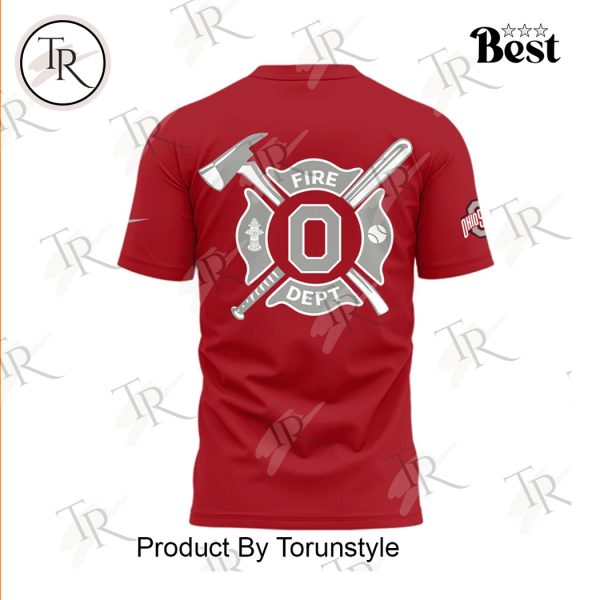 Ohio State Buckeyes Firefighter Appreciation Night 2025 Limited Edition Hoodie – Red