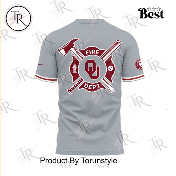 Oklahoma Sooners Firefighter Appreciation Night 2025 Limited Edition Hoodie – Grey