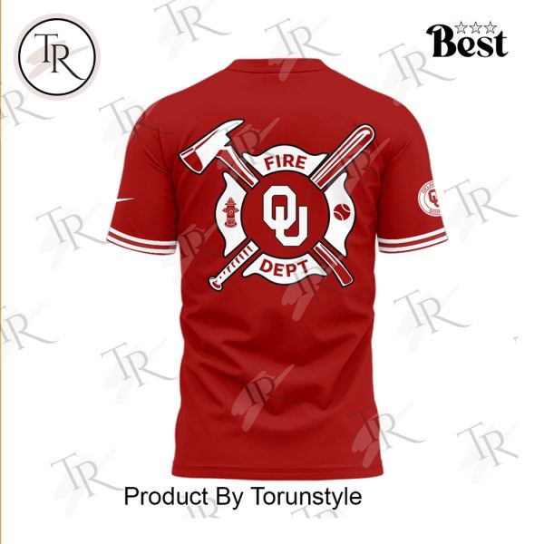 Oklahoma Sooners Firefighter Appreciation Night 2025 Limited Edition Hoodie – Red