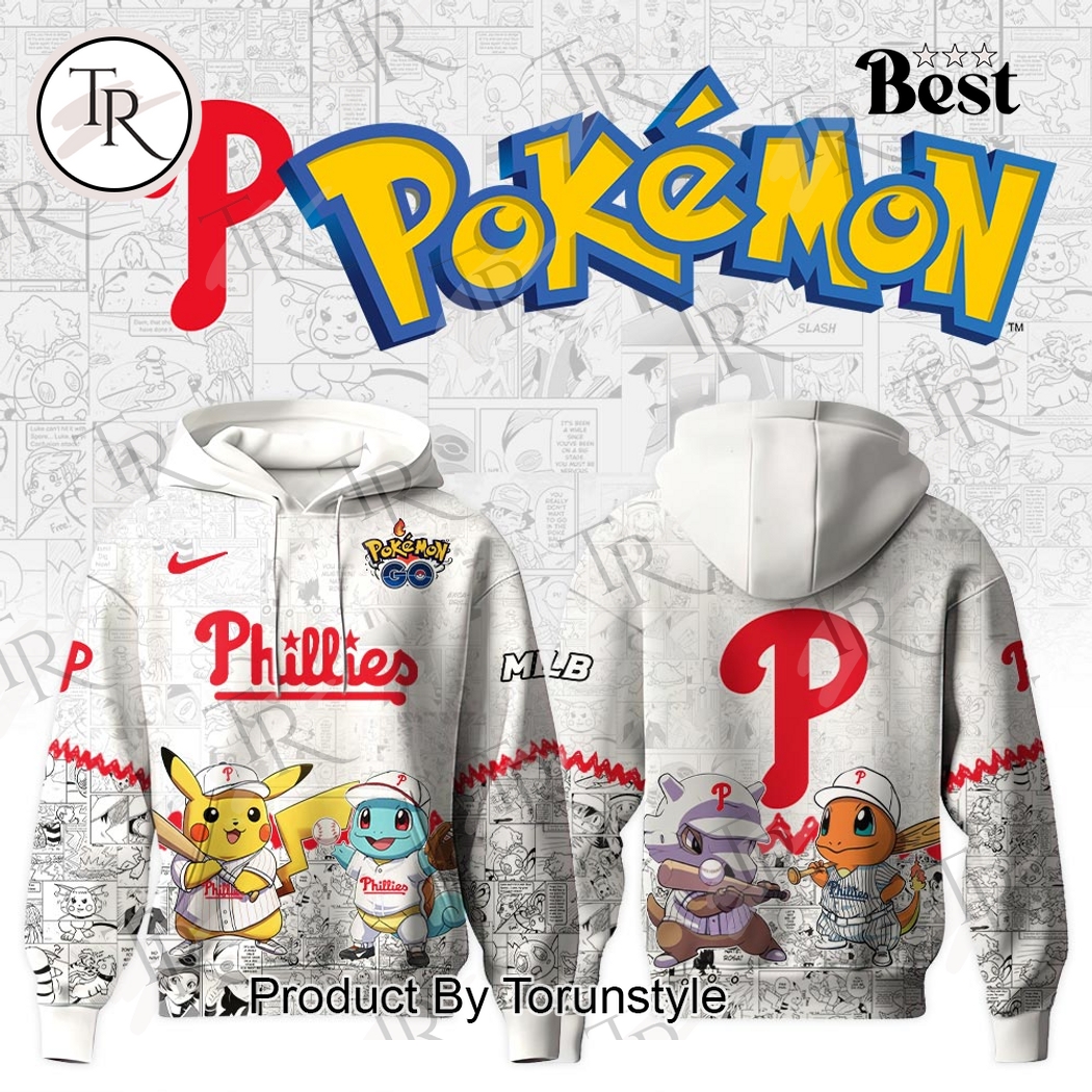 Philadelphia Phillies 2025 Pokemon Go New Limited Edition Hoodie Philadelphia Phillies 2025 Pokemon Go New Limited Edition Hoodie