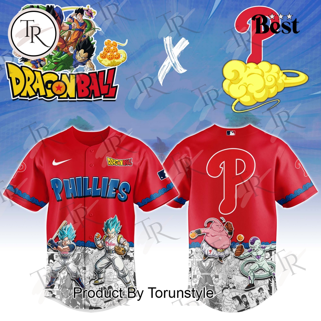 Philadelphia Phillies Dragonball 2025 Special Edition Baseball Jersey Philadelphia Phillies Dragonball 2025 Special Edition Baseball Jersey