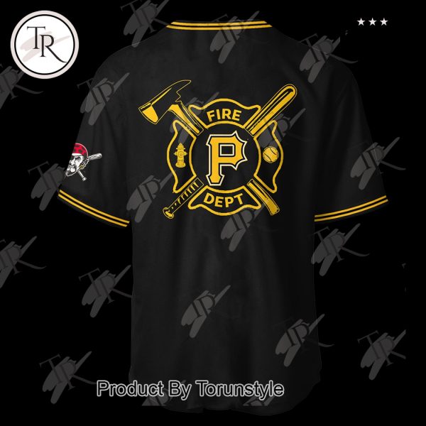 Pittsburgh Pirates 2025 Firefighter Appreciation Night Limited Edition Baseball Jersey