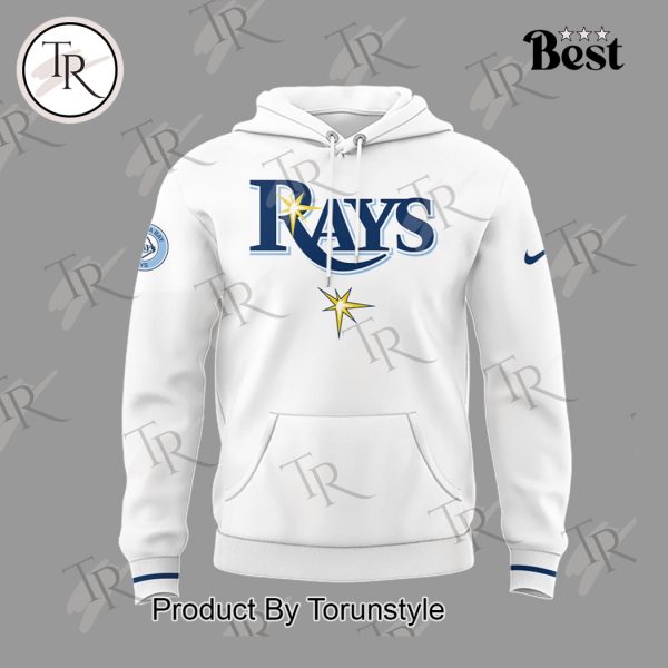 Tampa Bay Rays 2025 Firefighter Appreciation Night Limited Edition Hoodie – White
