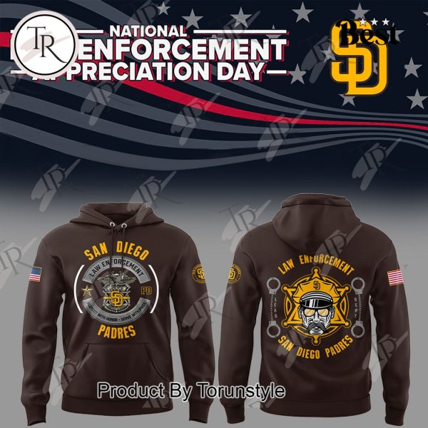 San Diego Padres 2025 National Law Enforcement Appreciation Day Limited Edition Hoodie