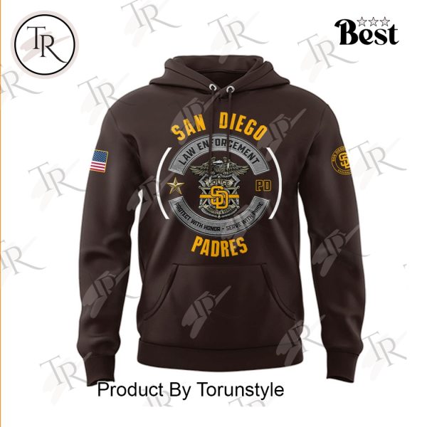 San Diego Padres 2025 National Law Enforcement Appreciation Day Limited Edition Hoodie