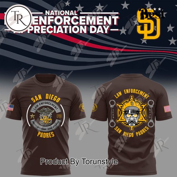 San Diego Padres 2025 National Law Enforcement Appreciation Day Limited Edition Hoodie