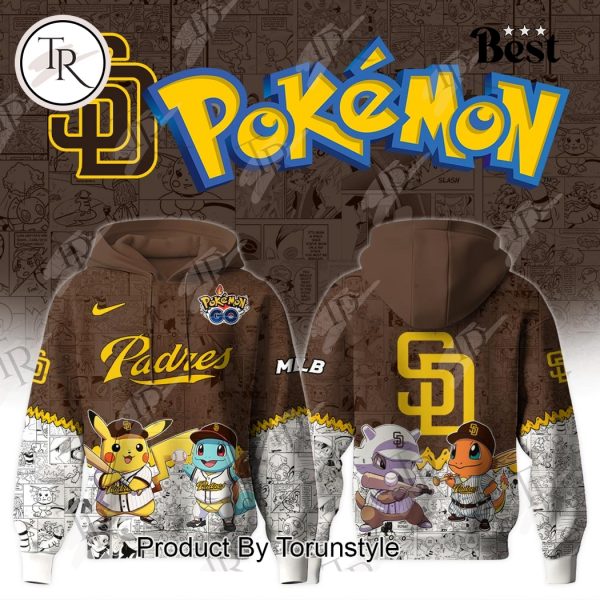 San Diego Padres 2025 Pokemon Go New Limited Edition Hoodie