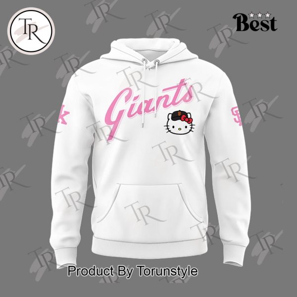 San Francisco Giants 2025 Hello Kitty Night Hoodie