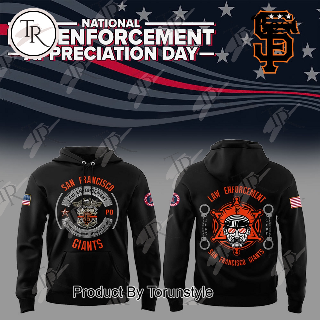 San Francisco Giants 2025 National Law Enforcement Appreciation Day Limited Edition Hoodie San Francisco Giants 2025 National Law Enforcement Appreciation Day Limited Edition Hoodie