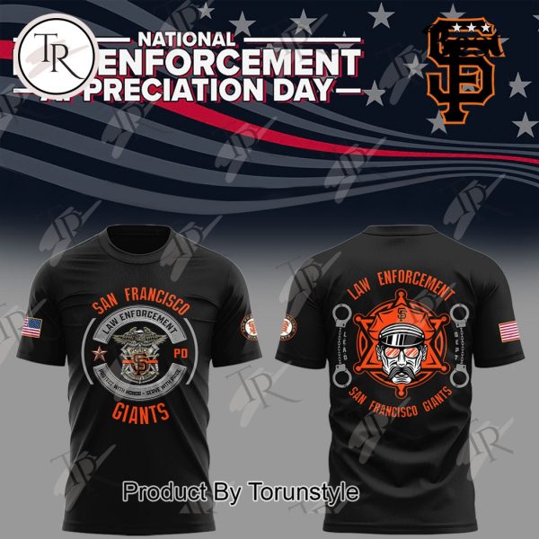 San Francisco Giants 2025 National Law Enforcement Appreciation Day Limited Edition Hoodie