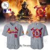 St. Louis Cardinals Firefighter Appreciation Night 2025 Limited Edition Baseball Jersey – White