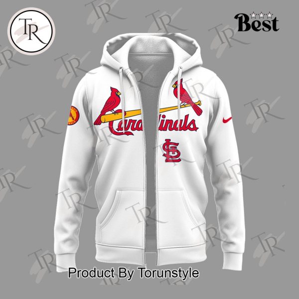 St. Louis Cardinals Firefighter Appreciation Night 2025 Limited Edition Hoodie – White