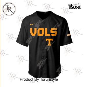 Tennessee Volunteers 2025 Firefighter Appreciation Night Limited Edition Baseball Jersey – Black