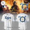 Tampa Bay Rays 2025 Firefighter Appreciation Night Limited Edition Baseball Jersey – Blue