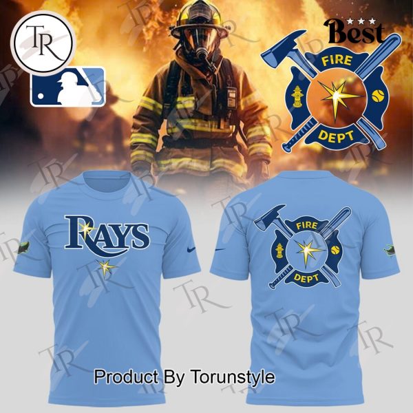 Tampa Bay Rays 2025 Firefighter Appreciation Night Limited Edition Hoodie – Blue
