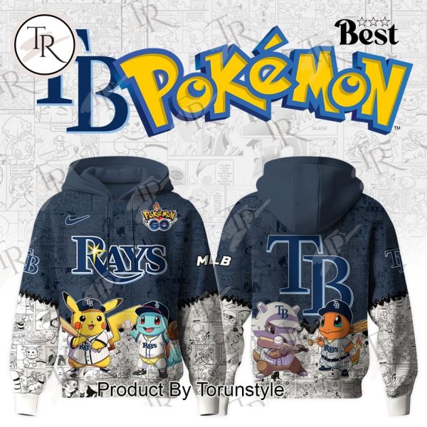 Tampa Bay Rays 2025 Pokemon Go New Limited Edition Hoodie