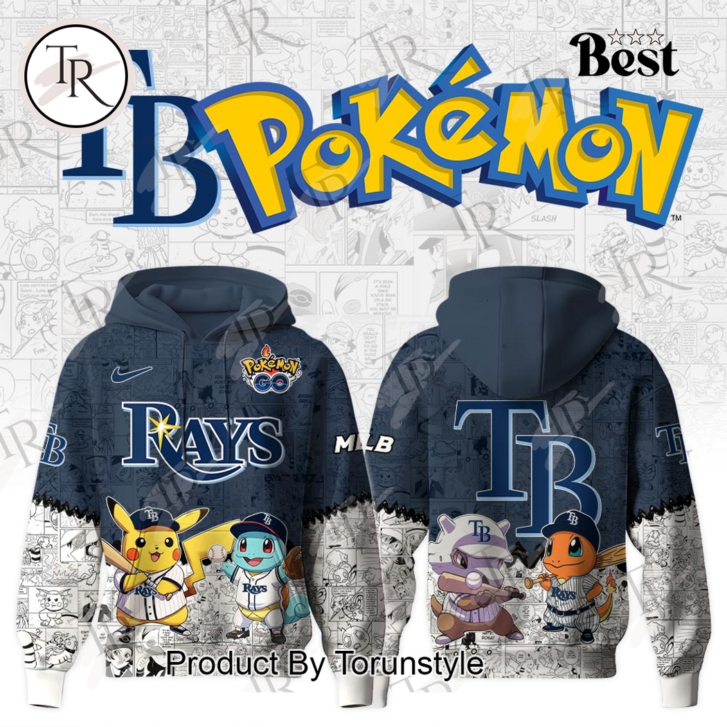 Tampa Bay Rays 2025 Pokemon Go New Limited Edition Hoodie Tampa Bay Rays 2025 Pokemon Go New Limited Edition Hoodie