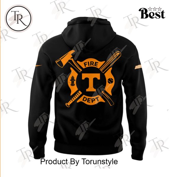 Tennessee Volunteers 2025 Firefighter Appreciation Night Limited Edition Hoodie – Black